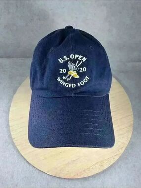 Official 2020 US Open Winged Foot Golf Hat Navy Blue USGA Adjustable Size OSFM